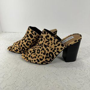 Steve Madden, Leopard Skin style uppers, Wedge Women's shoe, 8M